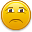 unhappy, Emoticon, Emotion Orange icon