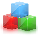 module, cub, Blockdevice Red icon