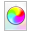 Colorset, mime DarkGray icon