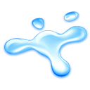 liquid, drop DodgerBlue icon