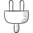 Plugging, electrical, Connection, electricity, Electric, technology Black icon