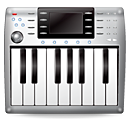 Kcmmidi, midi, Keyboard, music DimGray icon