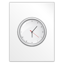 temporary, history, time, Clock, Alarm, File, alarm clock, paper, document WhiteSmoke icon