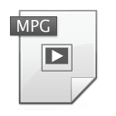 video, mpg, Mpeg Gainsboro icon
