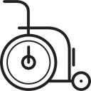 Disabled, Health Care, hospital, disability, disable, medical, Health Clinic Black icon