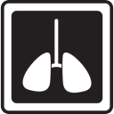 Lungs, medical, Hospitals, Health Care, Health Clinic Black icon