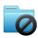 Folder, Block SkyBlue icon