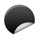 Black, sticker DarkSlateGray icon