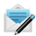 Message, Email, Compose, mail, envelop, Letter Gainsboro icon