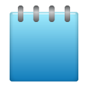 notepad SteelBlue icon