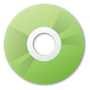 green, disc, Disk, Cd, save YellowGreen icon