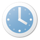 time, alarm clock, Alarm, Blue, history, Clock SkyBlue icon