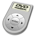 player, Dvd, disc Silver icon