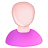user, Human, Female, member, White, people, profile, woman, person, Account, Bald MistyRose icon