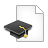 learning, Cap, mortar board, Academic, degree, Page WhiteSmoke icon