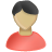 people, person, Account, Human, olive, Man, user, profile, member, red, male Salmon icon