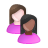 Female, user, people, person, woman, Account, Human, profile, mixed, member, race DarkSlateGray icon