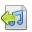 File, document, paper, Audio, Import LightGray icon