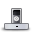 ipod, Dock, Apple, hardware Black icon