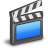video, film, movie DarkSlateGray icon