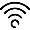 Wireless Connectivity, technology, Wireless Internet, signal, internet, Connection Black icon