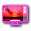 pink, Desktop Black icon
