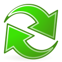 view, Reload, refresh LimeGreen icon