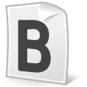 Text, document, Format, File, Bold WhiteSmoke icon