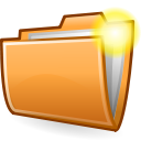 new, Folder SandyBrown icon