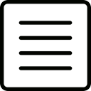 interface, square, File, Archive, Text Lines, documents, Text file Black icon