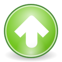 Up, rise, upload, Ascending, increase, Ascend YellowGreen icon