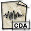 Cda, Audio, Gnome, mime LightGray icon