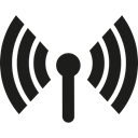 internet connection, technology, Wifi Signal, connected, Connections, Wireless Internet Black icon