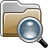 Gnome, search tool DarkGray icon