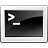 Gnome, terminal DarkSlateGray icon