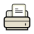 printer, Print, new, Gnome, Dev Black icon