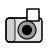 Emblem, Camera, photography Black icon