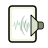 Gnome, Audio, mime Black icon