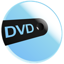 Dvd, disc SkyBlue icon