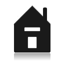 homepage, Home, Building, house Black icon