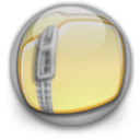 Folder, Zip Khaki icon
