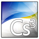 Cs, File, adobe, Text, document CornflowerBlue icon