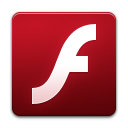 Flash, adobe, player Firebrick icon