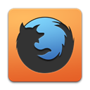 Browser, Firefox Black icon
