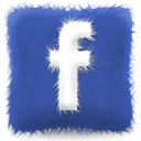 Social, furry, Facebook, Sn, social network, Cushion DarkSlateBlue icon
