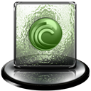 Bit, torrent, green, Classic Black icon