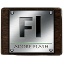 Flash, adobe DarkSlateGray icon
