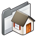 Building, Home, house, Folder, homepage Black icon