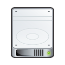 hard drive, Hdd, hard disk, internal, media WhiteSmoke icon