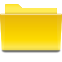 Folder, yellow Gold icon